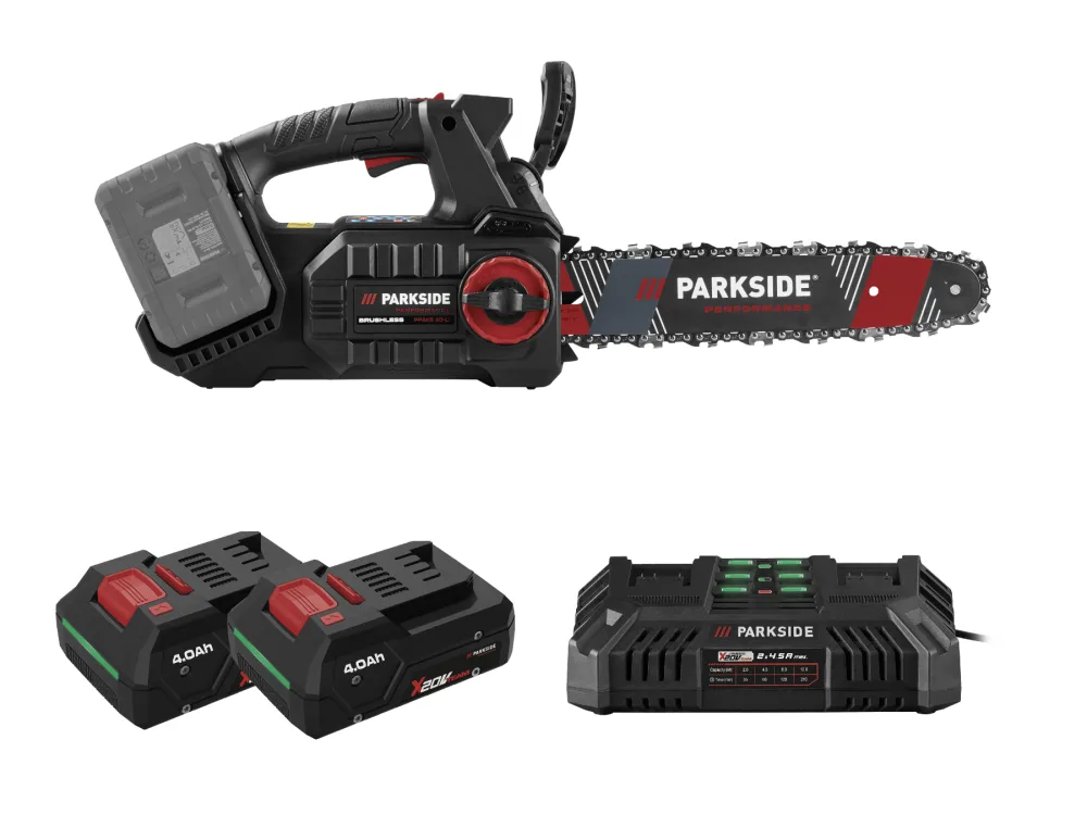 Parkside Performance® Aku prořezávací pila Ppaks 40-Li B2, 2x Smart 4 Ah