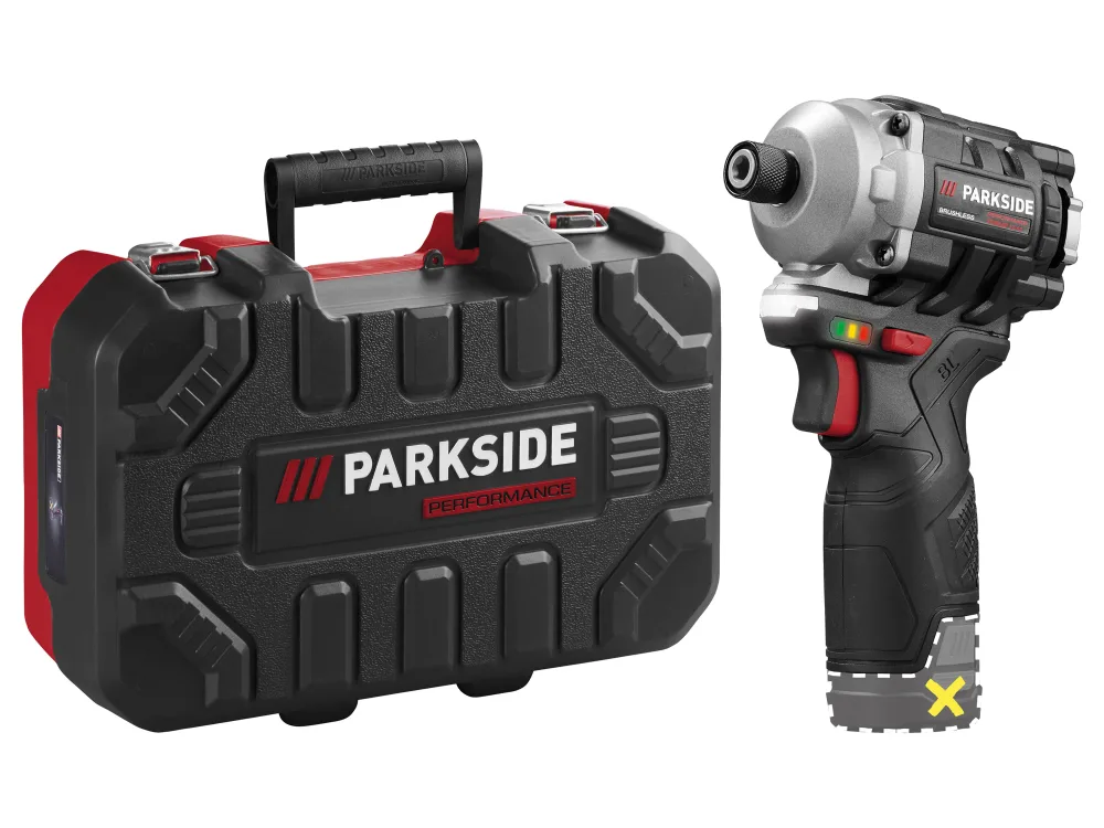 PARKSIDE PERFORMANCE® Aku rázový uťahovák 12 V PDSSAP 12 A1 – bez akumulátora