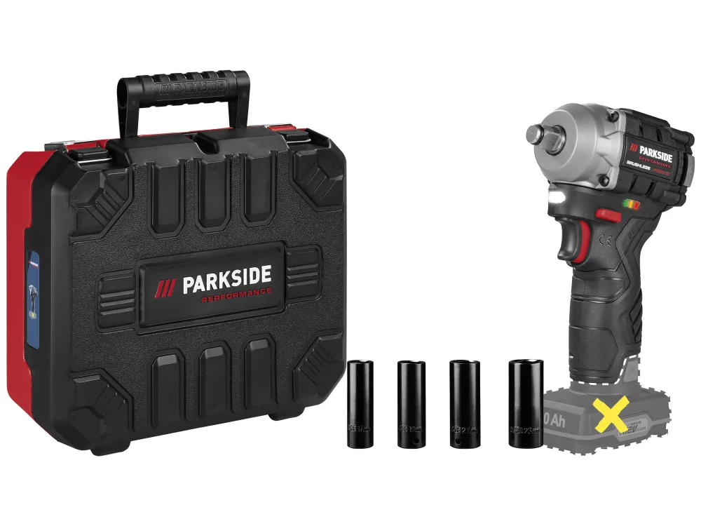 PARKSIDE PERFORMANCE® Aku rázový uťahovák PPDSSA 12 A1 – bez akumulátora