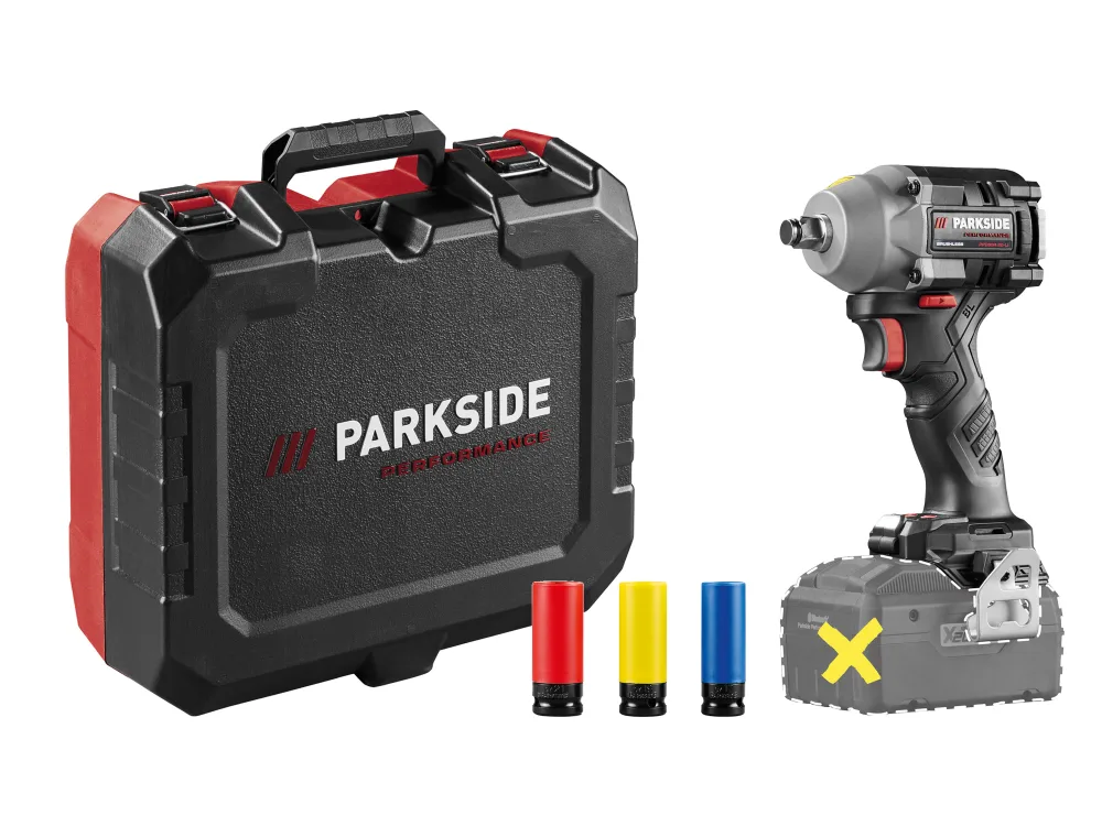 PARKSIDE PERFORMANCE® Aku rázový uťahovák PPDSSA 20-Li B2 – bez akumulátora