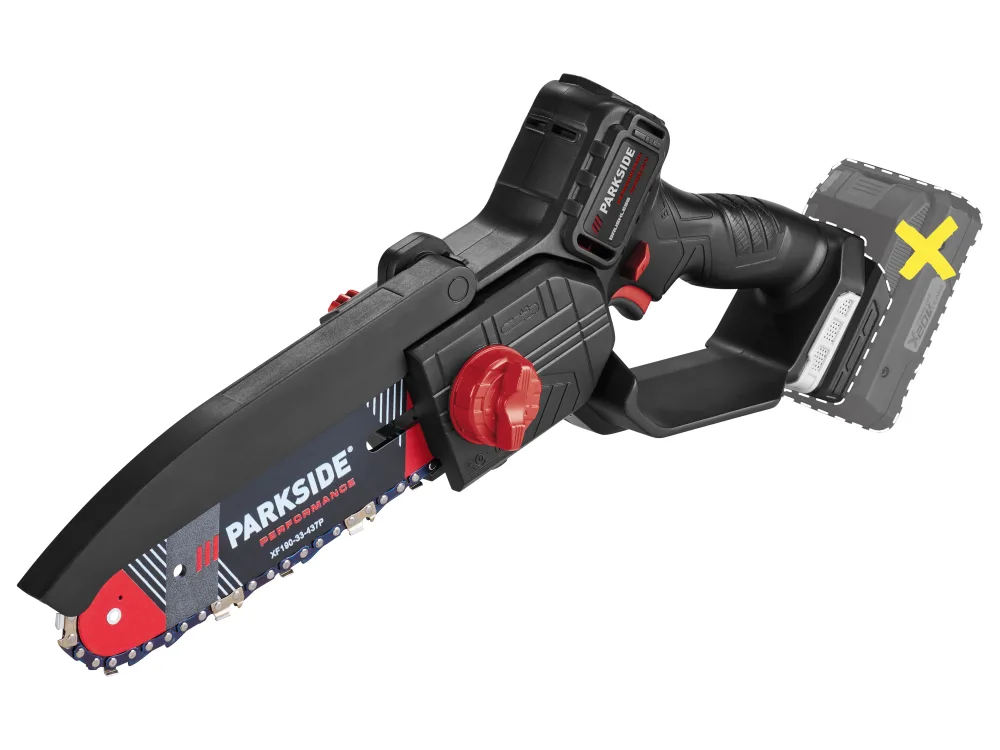 PARKSIDE PERFORMANCE® Aku reťazová píla PPAGHS 20-Li A1 – bez akumulátora