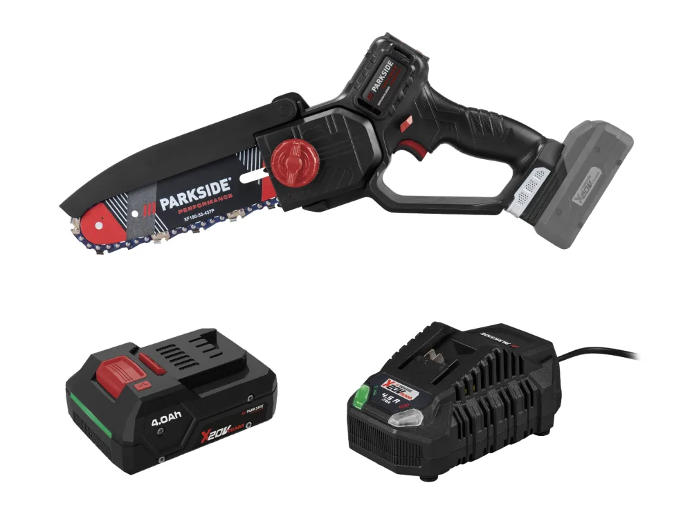 Parkside Performance® Aku řetězová pila Ppaghs 20-Li A1, Smart 4 Ah