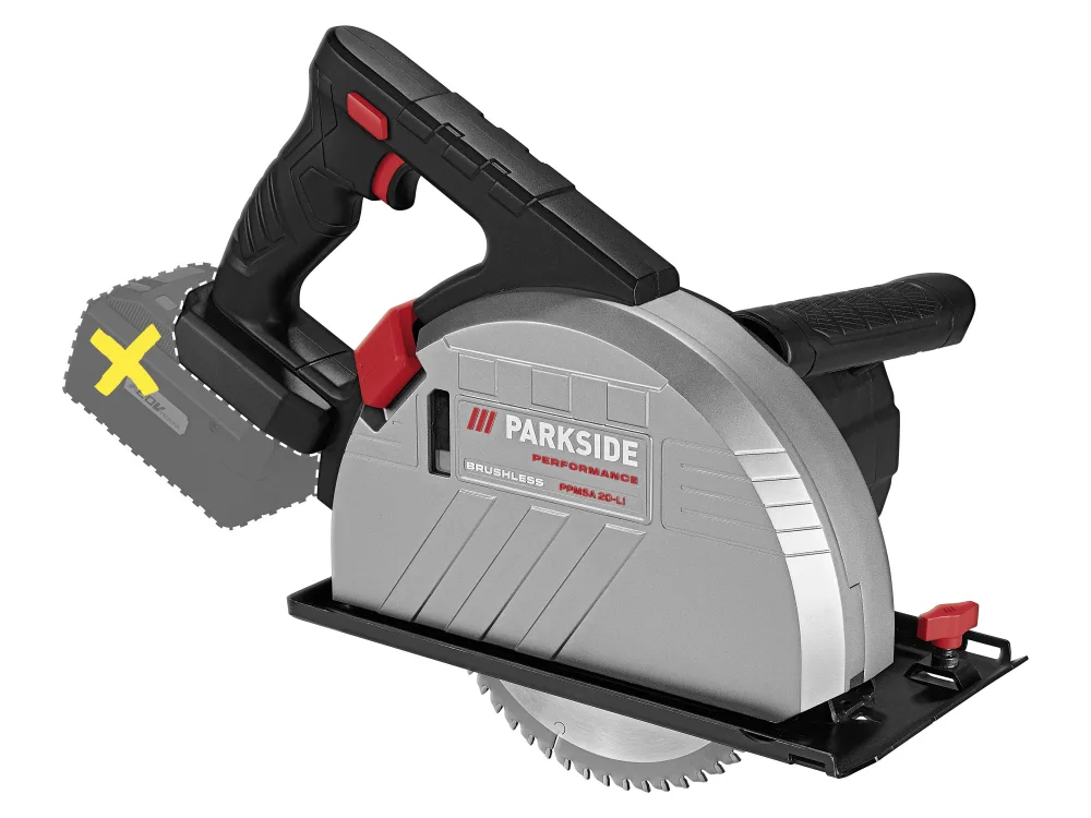 PARKSIDE PERFORMANCE® Aku ručná kotúčová píla na kov PPMSA 20-Li A1 – bez akumulátora