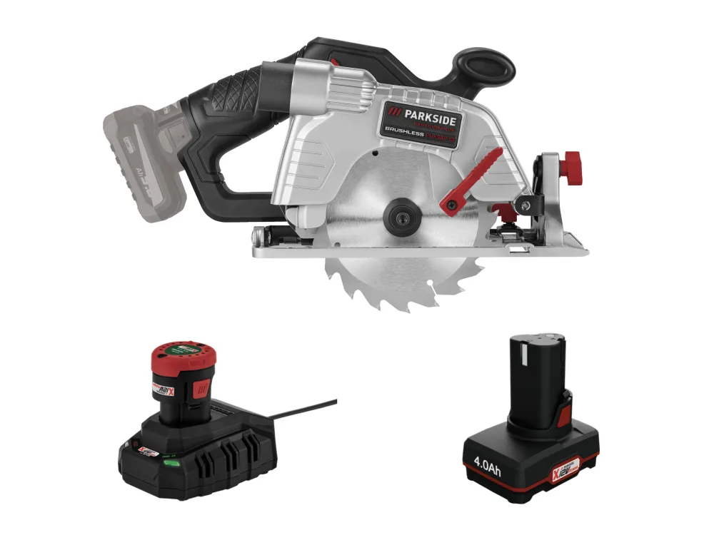 Parkside Performance® Aku ruční okružní pila Phksap 12 B2, 2 Ah a 4 Ah
