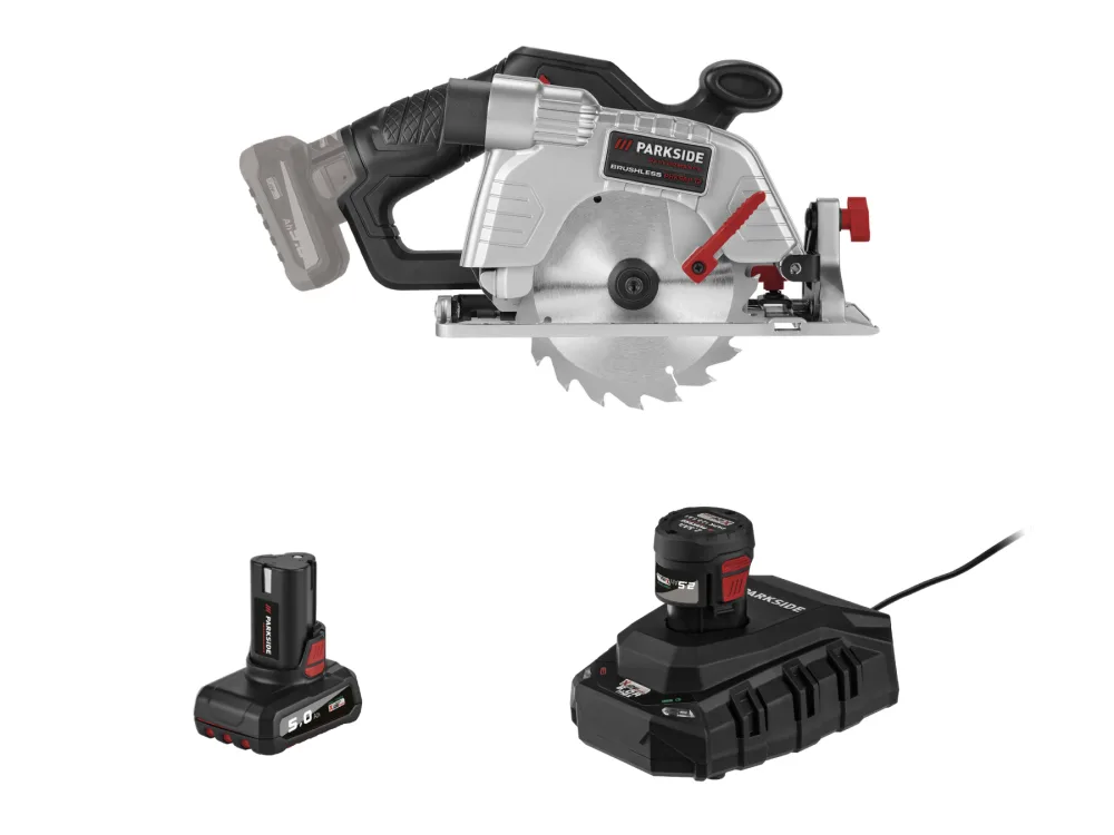 Parkside Performance® Aku ruční okružní pila Phksap 12 B2, 2,5 Ah a 5 Ah
