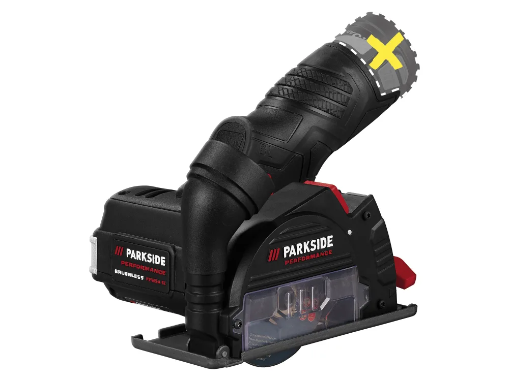 PARKSIDE PERFORMANCE® Aku uhlová brúska 12 V PPWSA 12 A1 – bez akumulátora