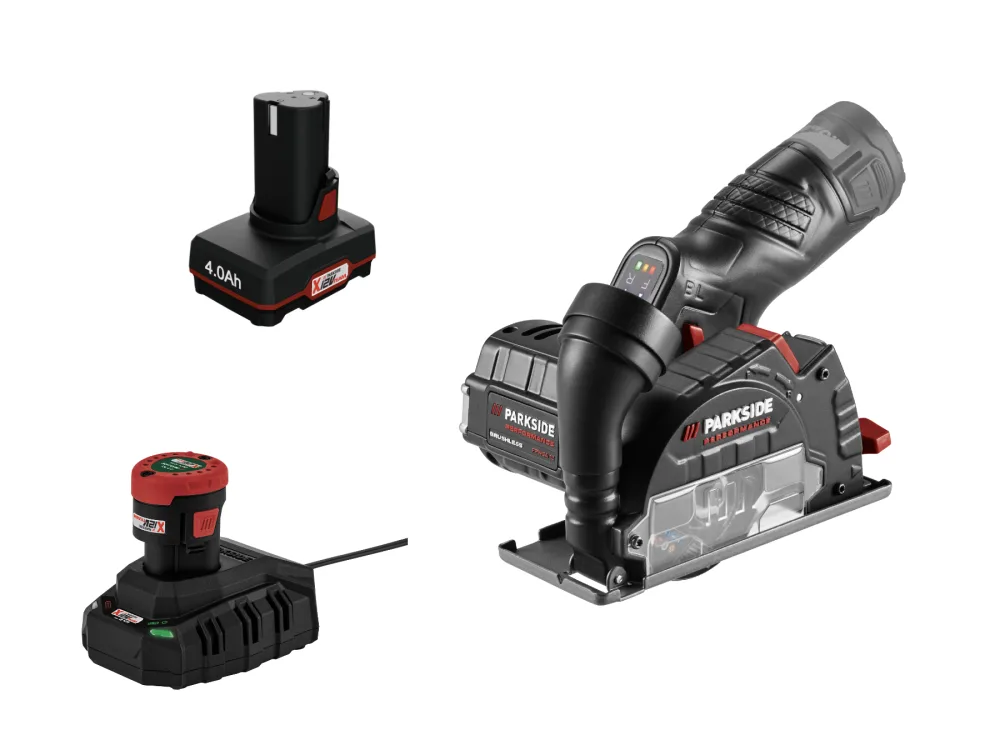 Parkside Performance® Aku úhlová bruska Ppwsa 12 B1, 2 Ah a 4 Ah