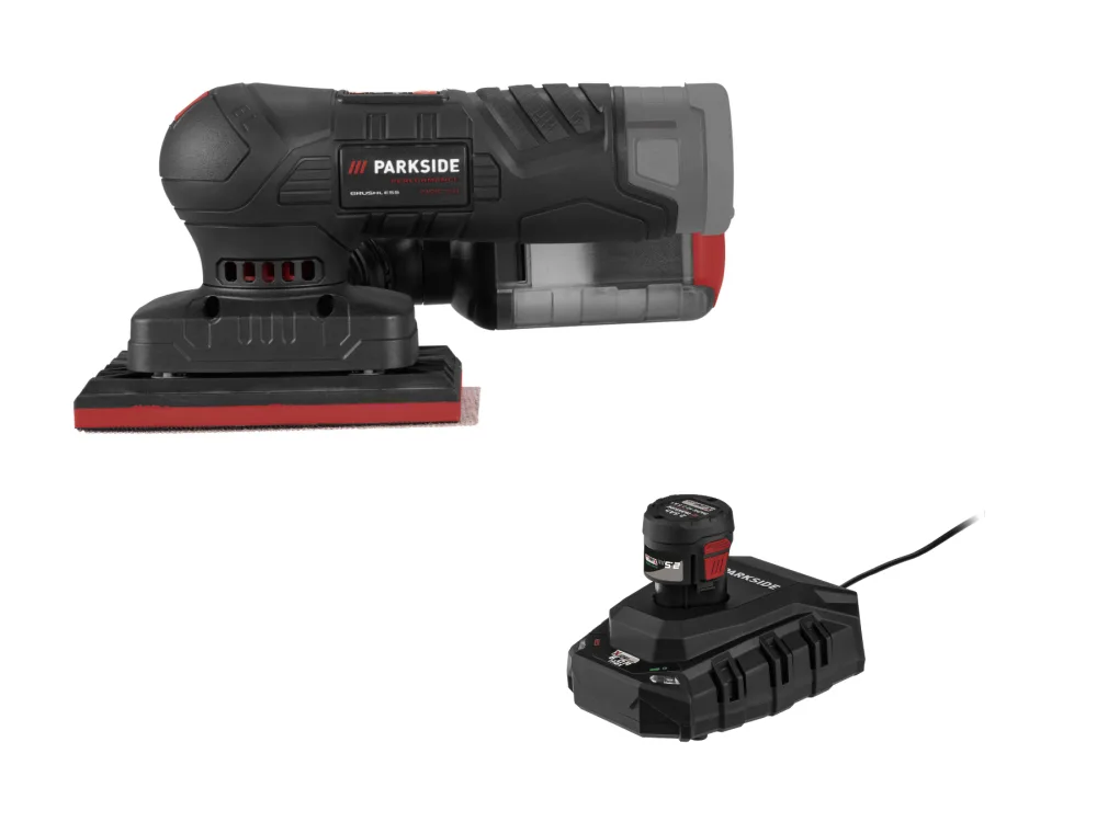 Parkside Performance® Aku vibrační bruska Passp 12-Li A2, 2,5 Ah