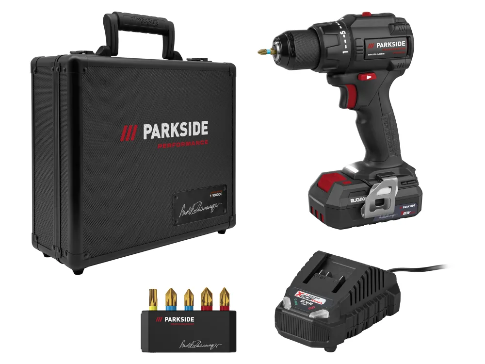PARKSIDE PERFORMANCE® Aku vŕtací skrutkovač 20 V PPABSS 20 Li A1 Signature Limited Edition