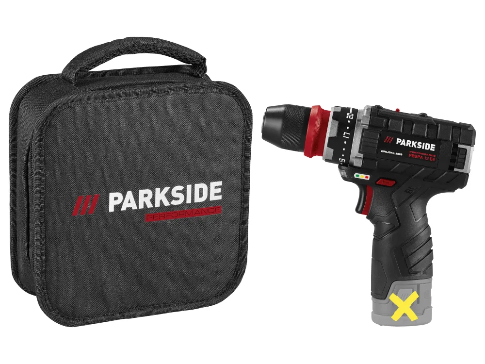 PARKSIDE PERFORMANCE® Aku vŕtací skrutkovač PBSPA 12 E4 – bez akumulátora