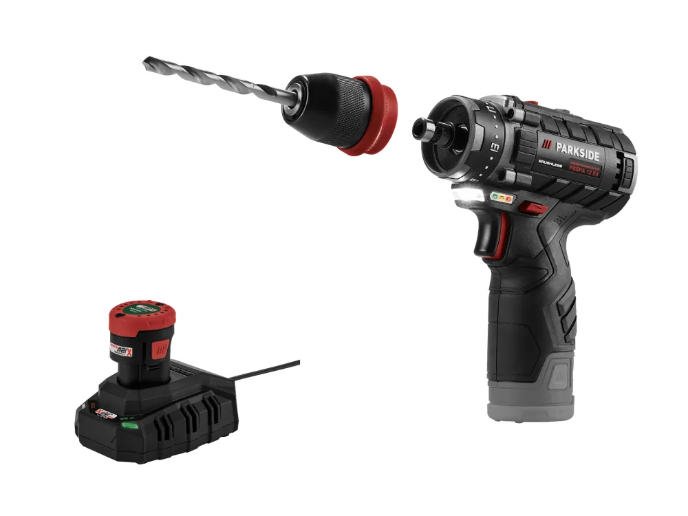 Parkside Performance® Aku vrtací šroubovák Pbspa 12 E4, 2 Ah
