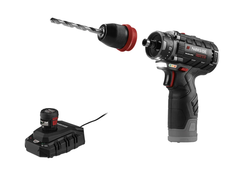 Parkside Performance® Aku vrtací šroubovák Pbspa 12 E4, 2,5 Ah