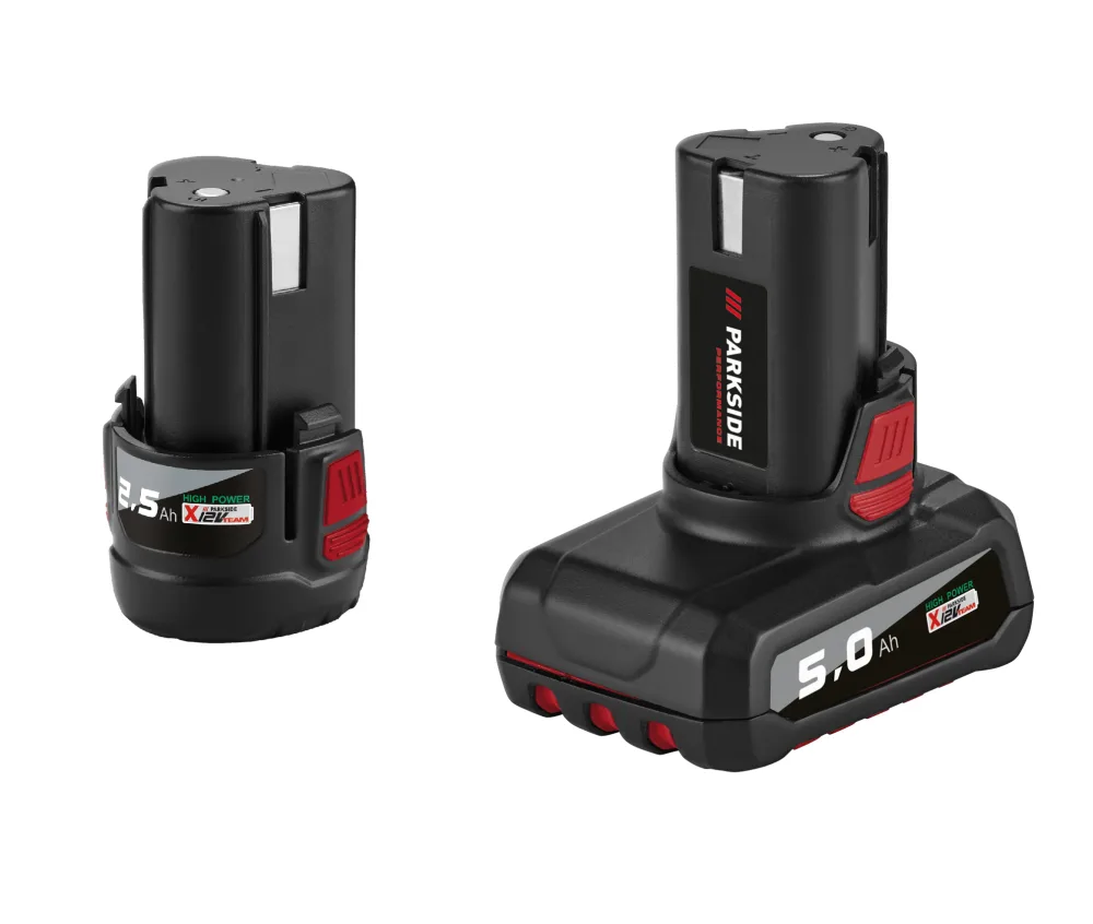 PARKSIDE PERFORMANCE® Akumulátor 12 V/2,5 Ah PAPK 12 2.5 B1 + Akumulátor 12 V/5 Ah PAPK 12 5.0 B2
