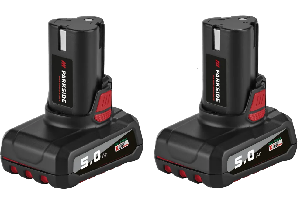 PARKSIDE PERFORMANCE® Akumulátor 12 V/5 Ah PAPK 12 5.0 B2, 2 kusy