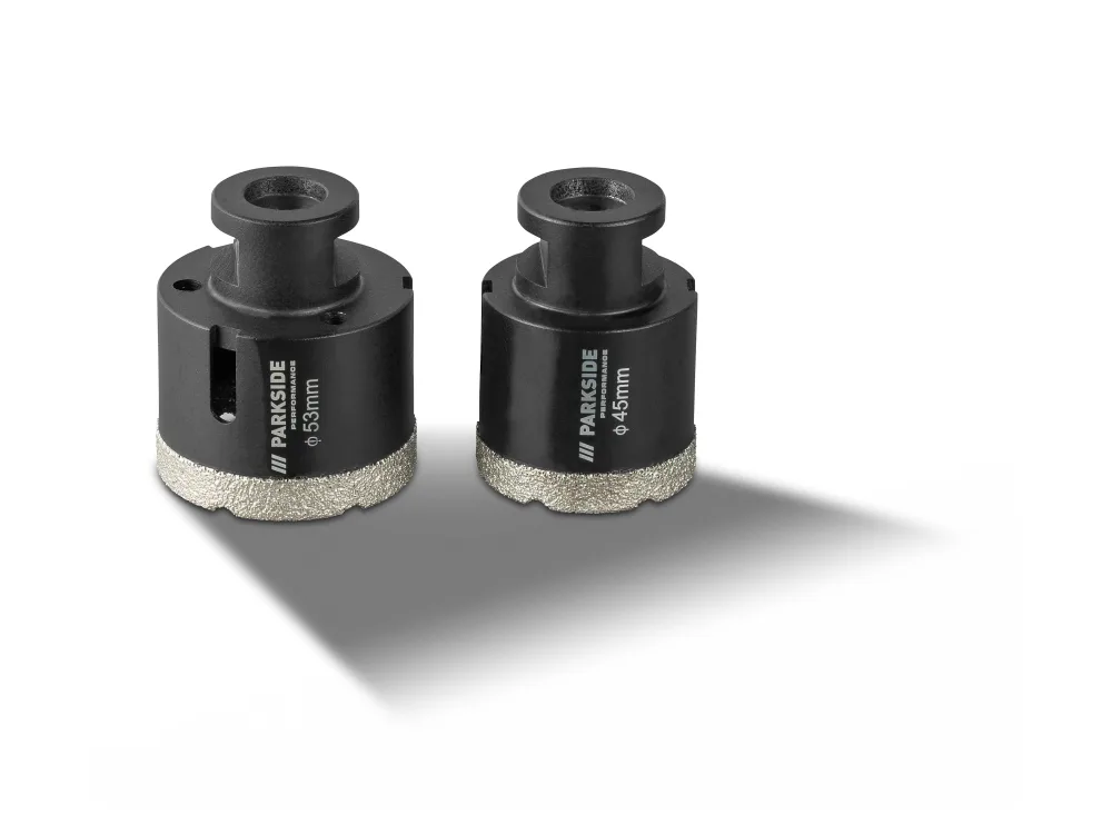 PARKSIDE PERFORMANCE® Diamantové vŕtacie korunky (Ø 45, 53 mm)