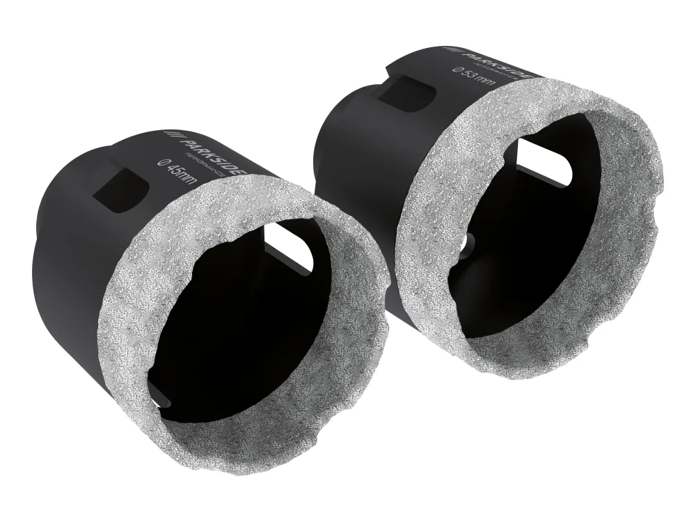 PARKSIDE PERFORMANCE® Diamantové vŕtacie korunky (Ø 45, 53 mm)