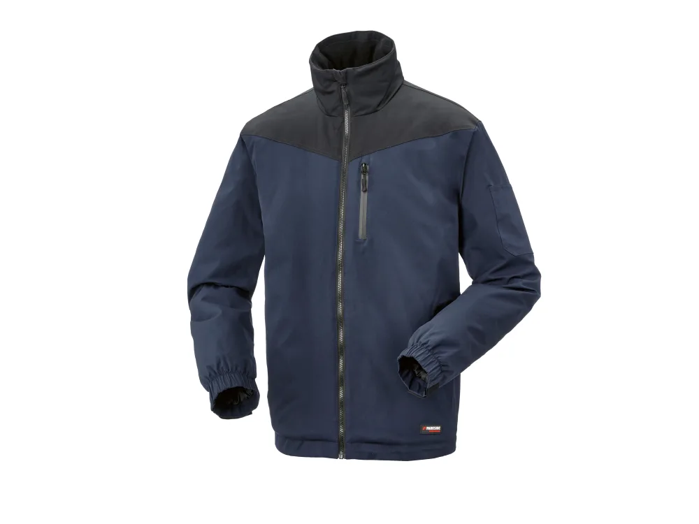 PARKSIDE PERFORMANCE® Pánska pracovná bunda s podšívkou (navy modrá/čierna, M (48/50))