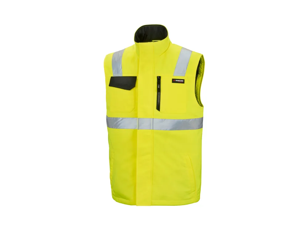 PARKSIDE PERFORMANCE® Pánska reflexná softšelová vesta (žltá, S (44/46))