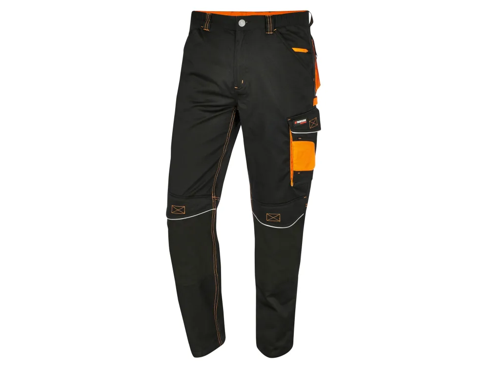 PARKSIDE PERFORMANCE® Pánske montérky (58, čierna/oranžová)