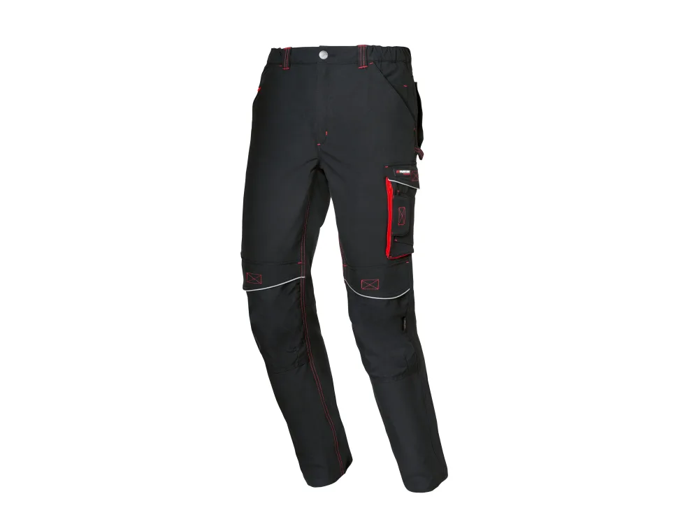 PARKSIDE PERFORMANCE® Pánske strečové montérky s podšívkou (čierna, 56)