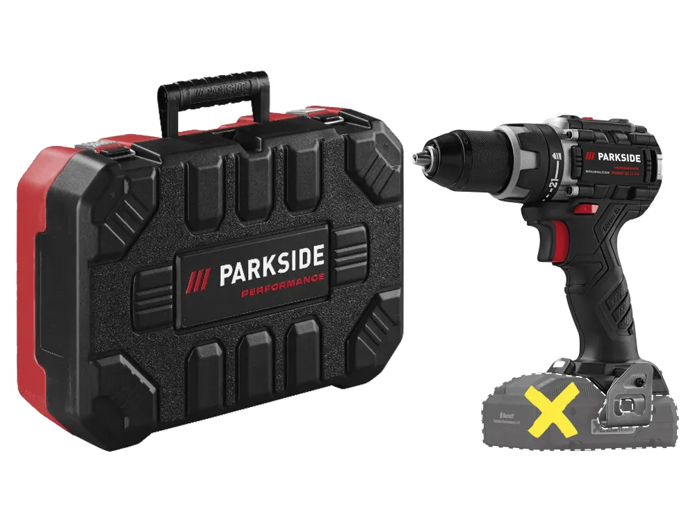 PARKSIDE PERFORMANCE® Perceuse-visseuse sans fil + Batterie Smart + Chargeur, 20 V