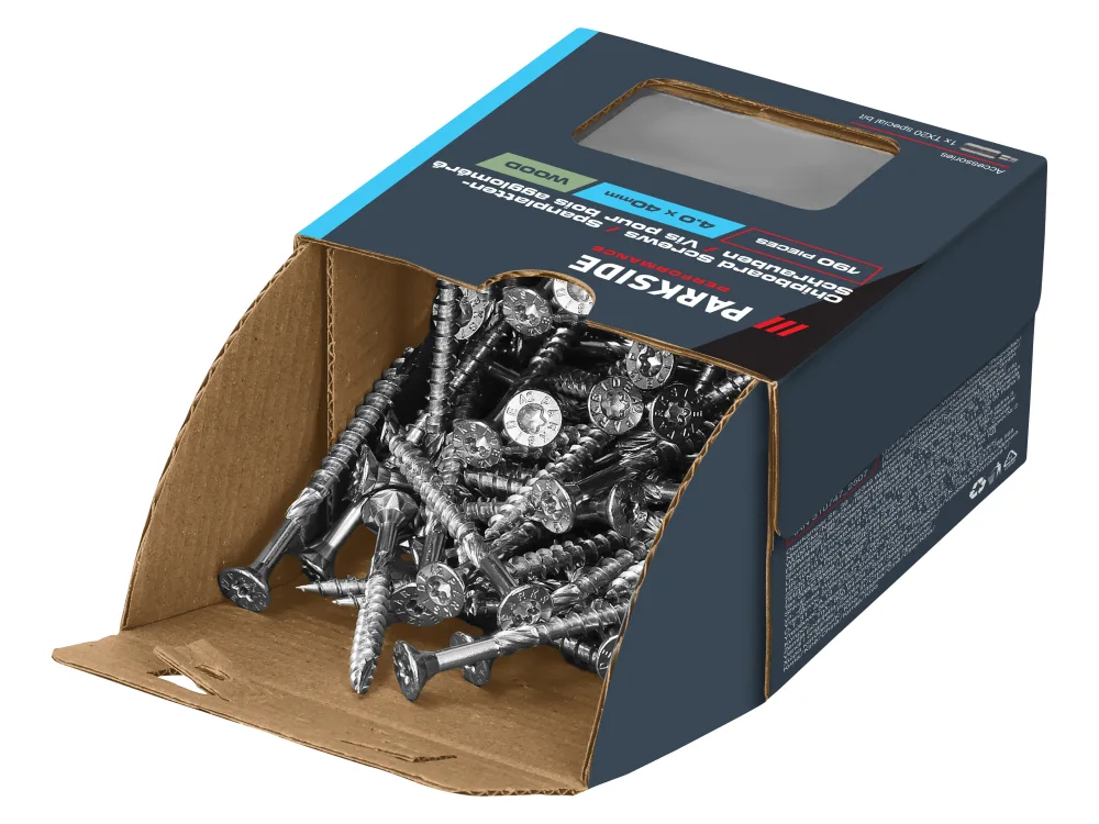 PARKSIDE PERFORMANCE® Skrutky do drevotriesky (4,0 x 40 mm, TG)