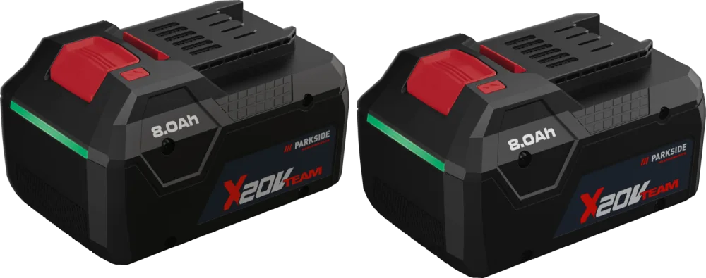 Parkside Performance® Smart akumulátor 8 Ah Papp 208, 2dílná sada