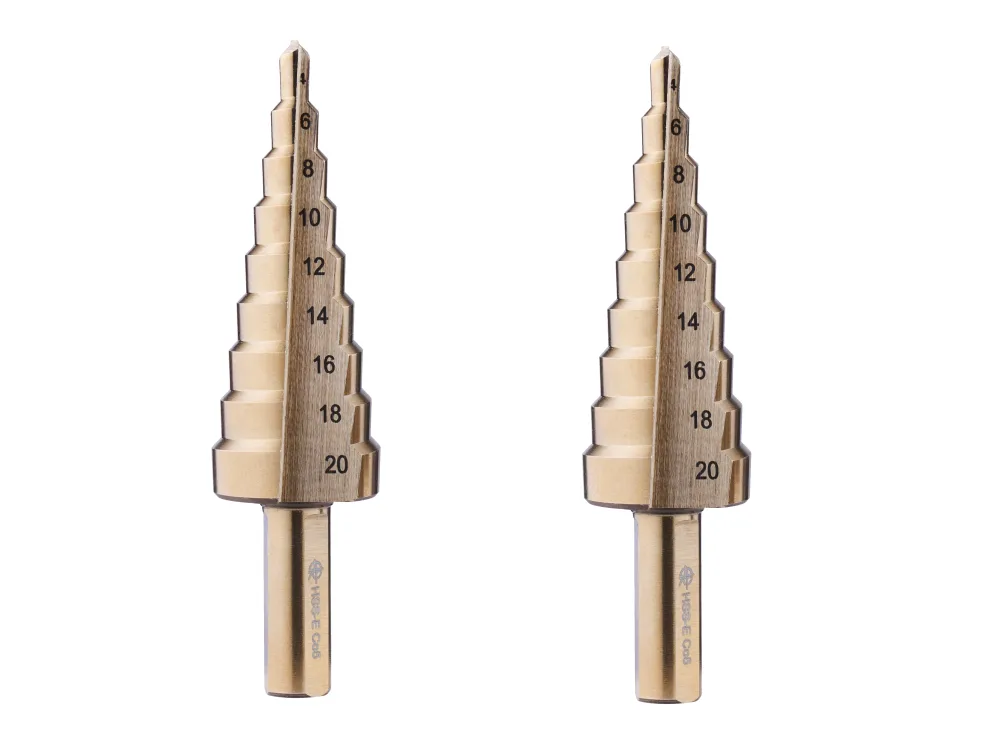 PARKSIDE PERFORMANCE® Stufenbohrer »PSB 2 A1« / Stufenbohrer »PSB 1 A1« / Forstnerbohrer-Set »PFS 5 A1« (Stufenbohrer 4-20 mm 2tlg.)