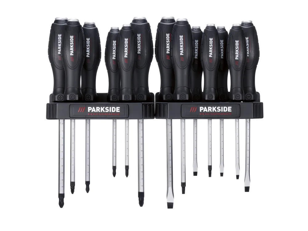 PARKSIDE PERFORMANCE® Súprava sekacích skrutkovačov, 15-dielna