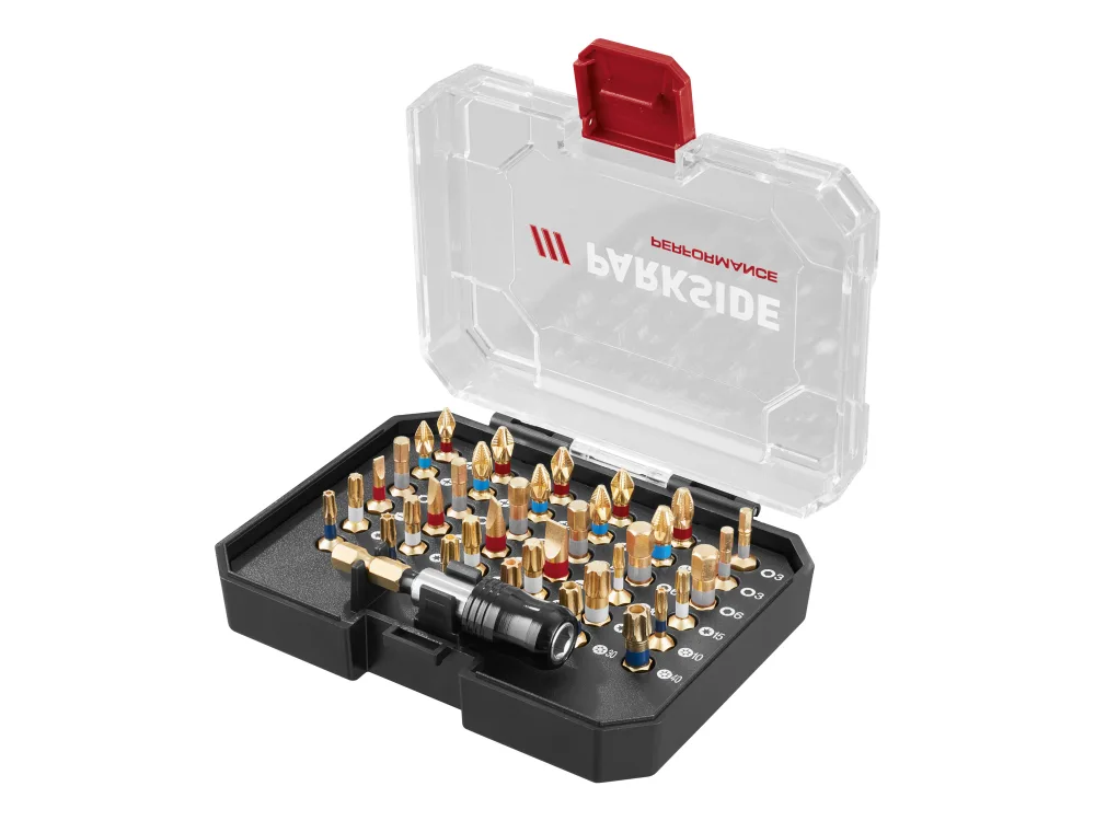 PARKSIDE PERFORMANCE® Súprava torzných bitov PBSP 2 D4 (súprava torzných bitov, 37-dielna)