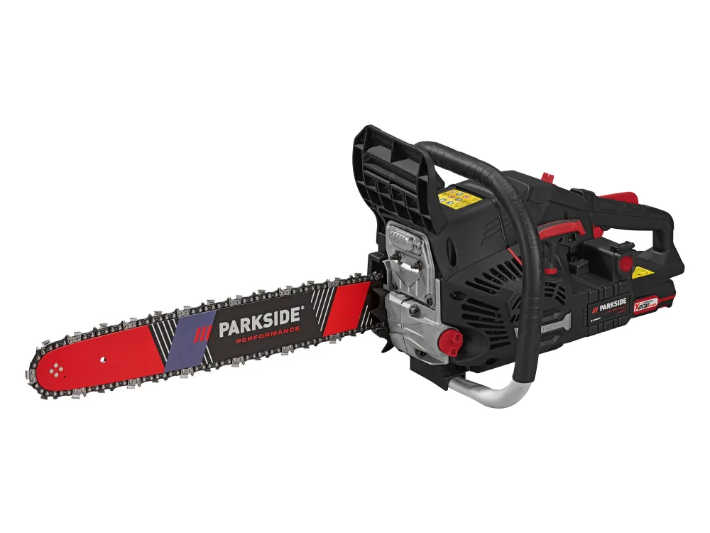 PARKSIDE PERFORMANCE® Tronçonneuse à essence avec démarrage électrique PPBKS 56 A1, 18", 20 V