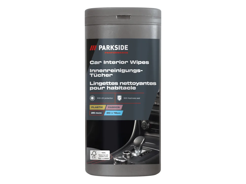 PARKSIDE PERFORMANCE® Utierky na údržbu interiéru auta (utierky na čistenie interiéru)