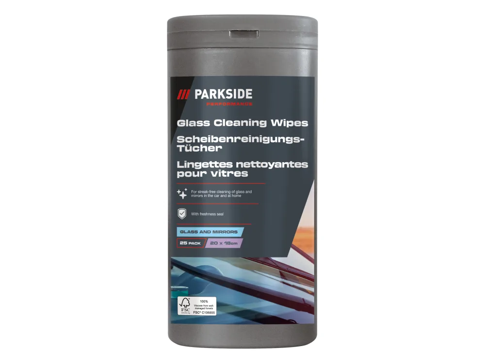 PARKSIDE PERFORMANCE® Utierky na údržbu interiéru auta (utierky na čistenie skiel)