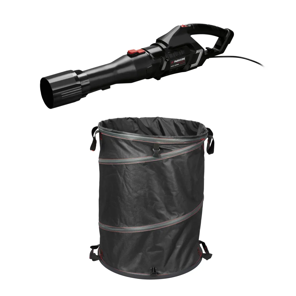 PARKSIDE PERFORMANCE® Vrece na záhradný odpad, 150 l + Elektrický axiálny fúkač lístia PPELB 1650 A1