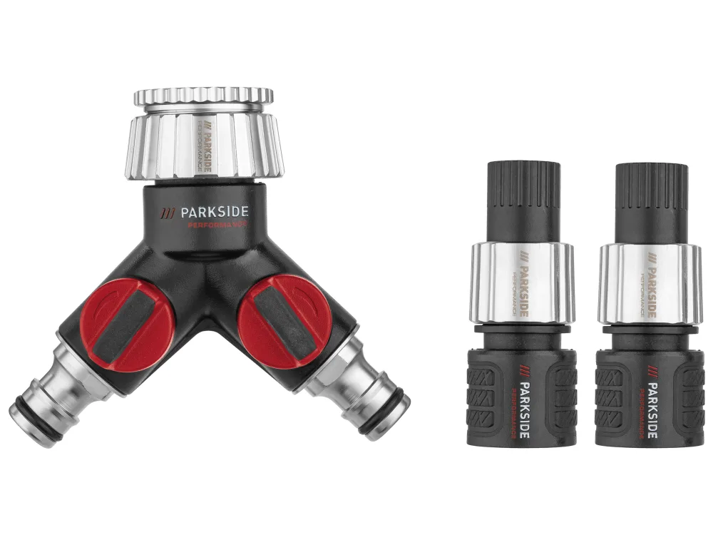 PARKSIDE PERFORMANCE® Základná postrekovacia súprava/Y spojka/2-cestný ventil (2-cestný ventil, 2 hadicové prípojky)