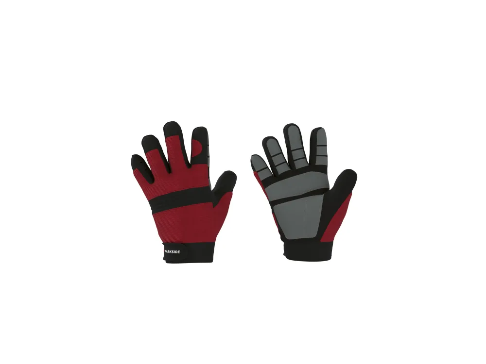 PARKSIDE® Pracovné rukavice (červená/čierna, 11)