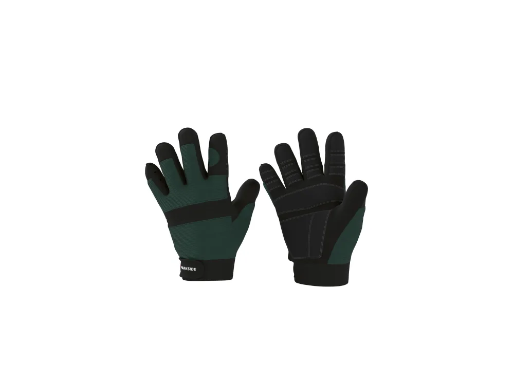 PARKSIDE® Pracovné rukavice (zelená/čierna, 11)