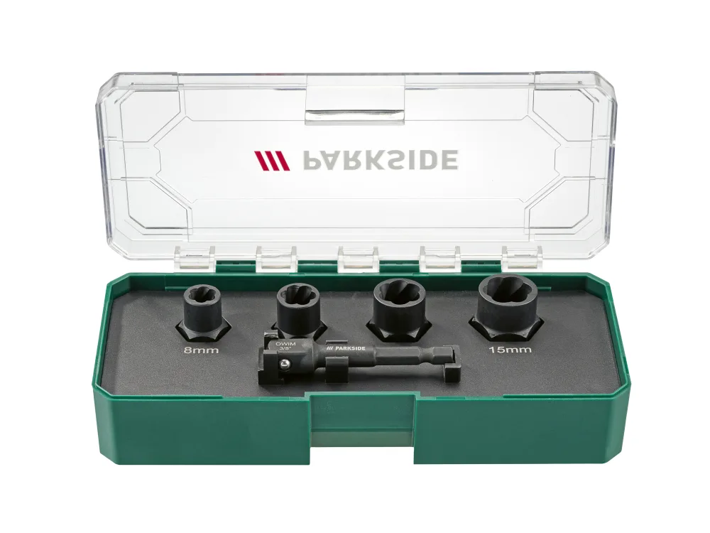 PARKSIDE® Príklepový skrutkovač/Súprava na odstraňovanie skrutiek a matíc (odstraňovač matíc)