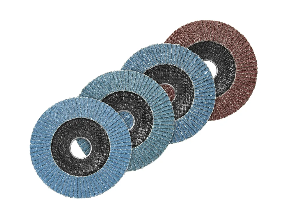 PARKSIDE® Príslušenstvo k uhlovej brúske, 115 mm (súprava vejárových brúsnych kotúčov, 4-dielna)