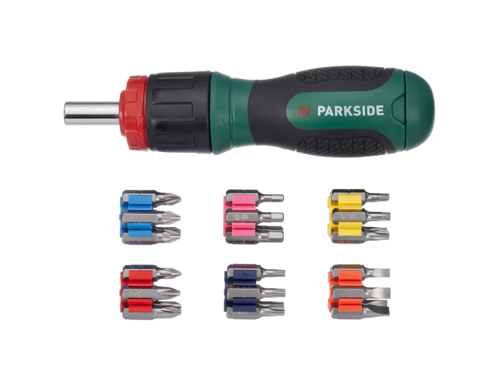 PARKSIDE® Račňový skrutkovač s bitmi
