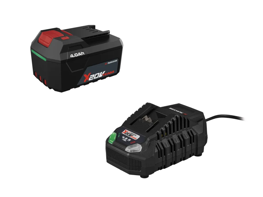 Parkside® Sada akumulátoru 4 Ah PAP 204 A1 a rychlonabíječky PLG 20 C3, 2dílná