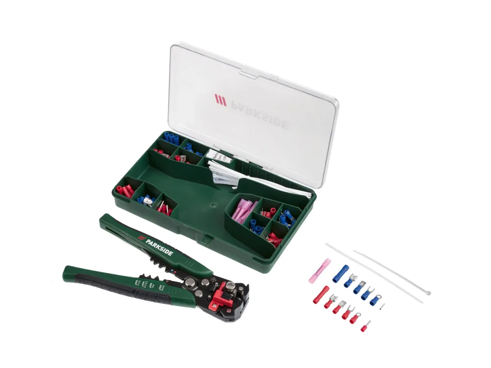 PARKSIDE® Súprava automatických odizolovacích a krimpovacích klieští, 231-dielna