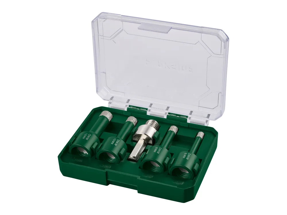 PARKSIDE® Súprava diamantových vrtákov na dlaždice, 5-dielna (súprava diamantových vrtákov na dlaždice M14, 5-dielna)