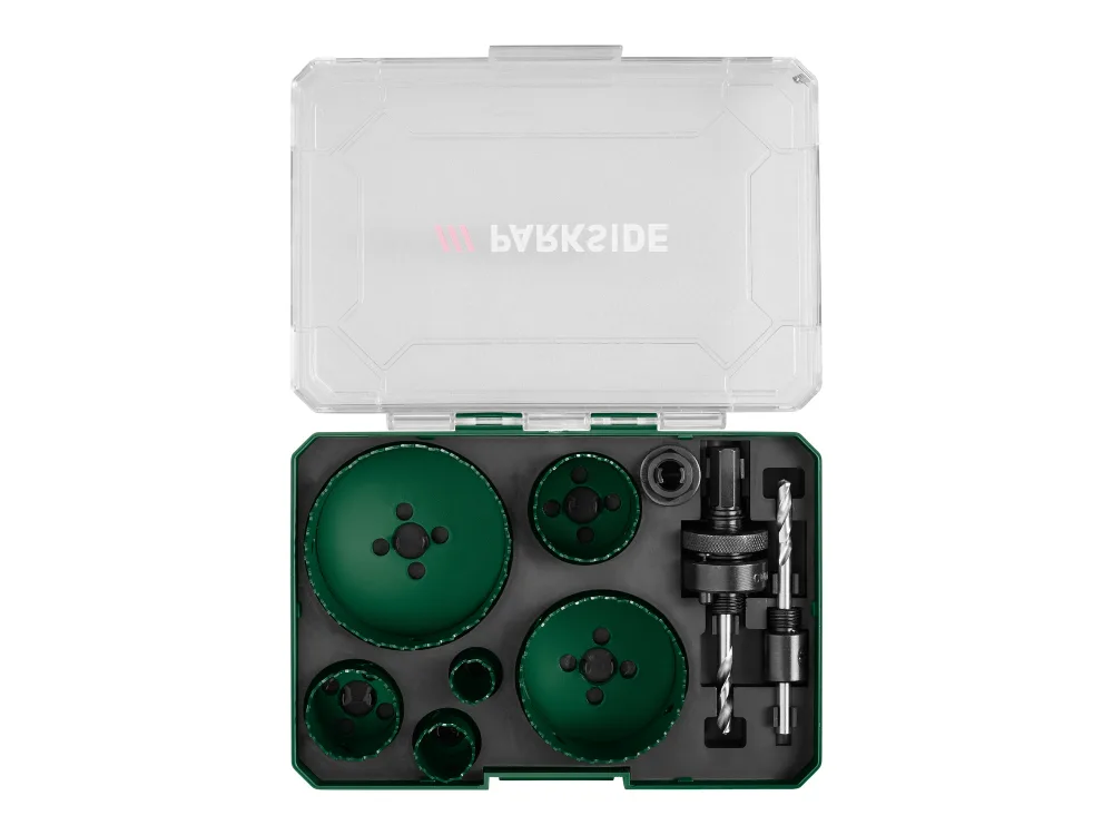 PARKSIDE® Súprava dierovacích píl, 9-dielna (súprava bimetalových dierovacích píl)