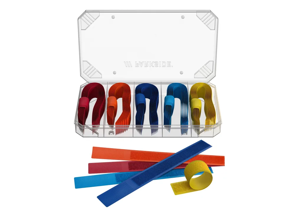 PARKSIDE® Súprava drobného príslušenstvo na káble (súprava pásov na suchý zips)