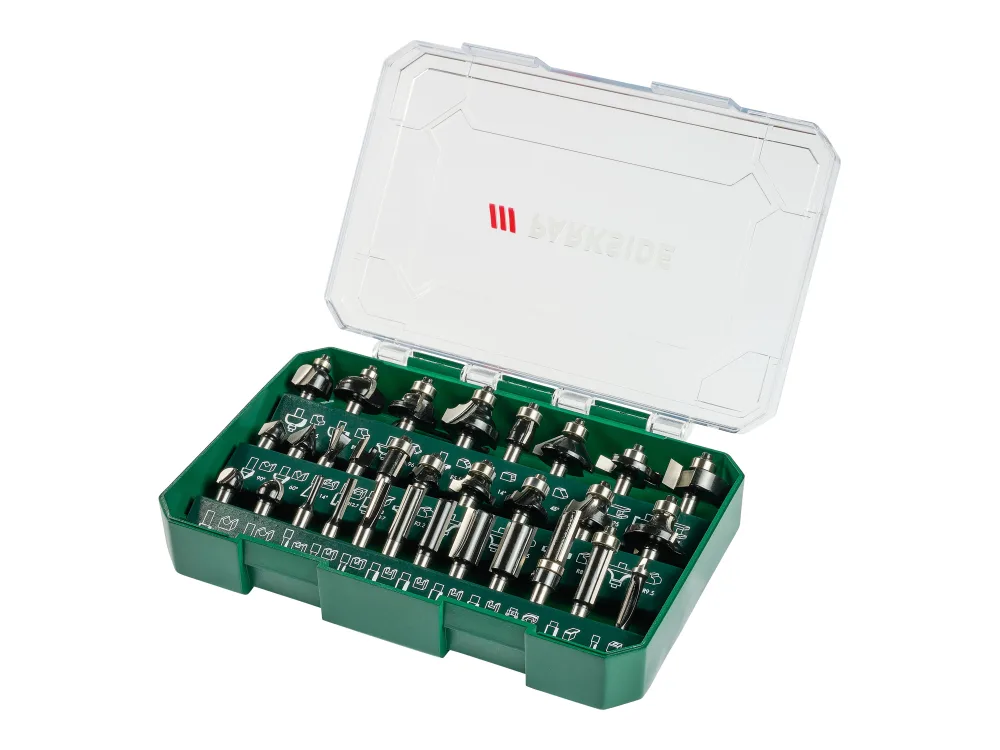 PARKSIDE® Súprava frézovacích bitov PFB 30 A1, 30-dielna