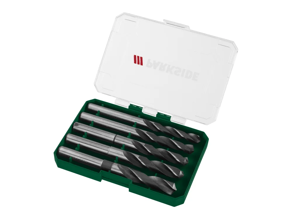 PARKSIDE® Súprava HSS špirálových vrtákov (5-dielna súprava)
