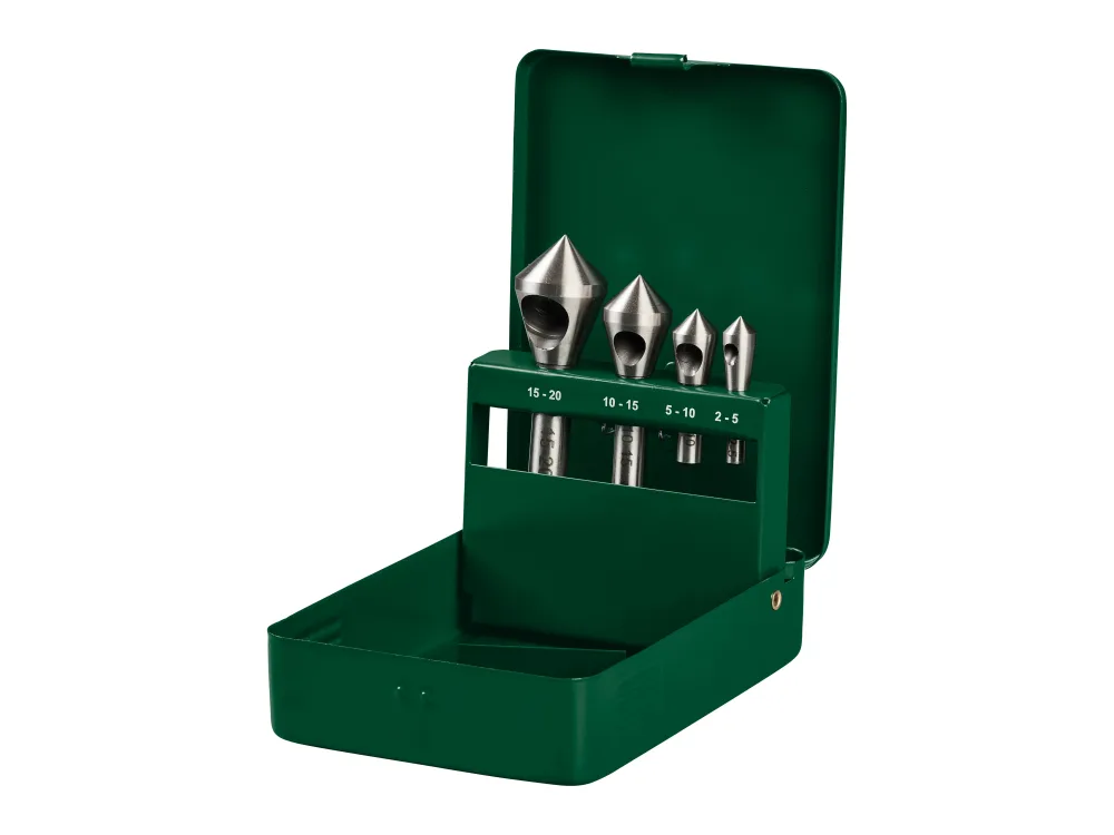 PARKSIDE® Súprava HSS vrtákov (súprava záhlbníkov na krížové otvory, 4-dielna)