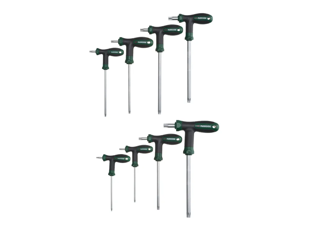 PARKSIDE® Súprava kolíkových kľúčov PSSS 8 B1, 8-dielna (TX kolíkové kľúče)