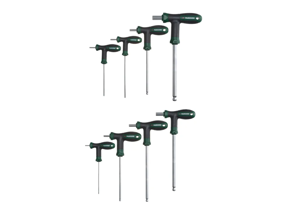 PARKSIDE® Súprava kolíkových kľúčov PSSS 8 B1, 8-dielna (vnútorný šesťhran)